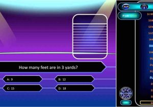 Who Want to Be A Millionaire Template Powerpoint with sound who Millionaire Game Template Wants to Be A Millionaire