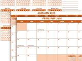 Whole Year Calendar Template Free Excel Calendar Templates