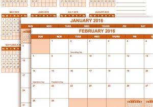 Whole Year Calendar Template Free Excel Calendar Templates