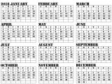 Whole Year Calendar Template Full Year Calendars