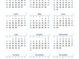 Whole Year Calendar Template Yearly Calendar Template for 2019 and Beyond