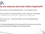 Why are Cover Letters Important Resume and Cover Letter Workshop October 2013