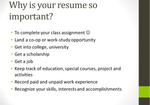 Why is A Cover Letter Important Cover Letter Resume and References Ppt Video Online