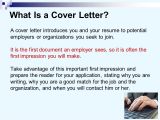 Why is A Cover Letter Important Cover Letters and Resume Ppt Video Online Download