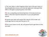 Why is A Cover Letter Important Job Application Writing Importance Of Cover Letter