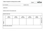 Wida Lesson Plan Template Wida Drafting Strands Of Mpi Template Esl Strategies