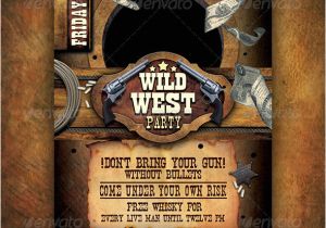 Wild West Powerpoint Template Wild West Flyer Template 4×6 by Dydier44 Graphicriver