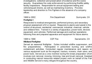 Wildland Firefighter Resume Sample 43 Wildland Firefighter Resume Sample Experience Meowings