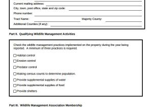 Wildlife Management Plan Template 9 Management Report Templates Sample Templates