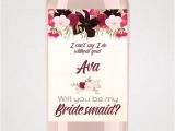Will You Be My Bridesmaid Wine Label Template Boho Bridesmaid Proposal Wine Label Template A Bohemian