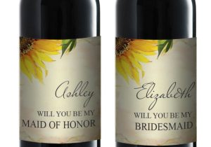 Will You Be My Bridesmaid Wine Label Template Bridesmaid Proposal Wine Label Will You Be My Bridesmaid