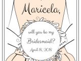 Will You Be My Bridesmaid Wine Label Template Quot Will You Be My Bridesmaid Quot Wine Bottle Labels Label