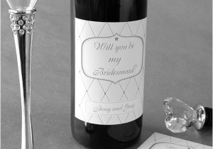 Will You Be My Bridesmaid Wine Label Template Will You Be My Bridesmaid Wine Label Template Just B Cause
