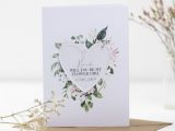 Will You Be My Flower Girl Card Will You Be My Flower Girl Card with Circle Decoration Be