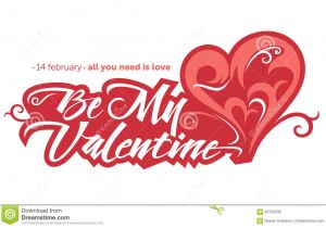 Will You Be My Valentine Card Be My Valentine Stock Vector Illustration Of Greetings