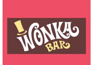 Willy Wonka Candy Bar Wrapper Template Free Wonka Bar Wrapper Printable Party Invite Michele 39 S