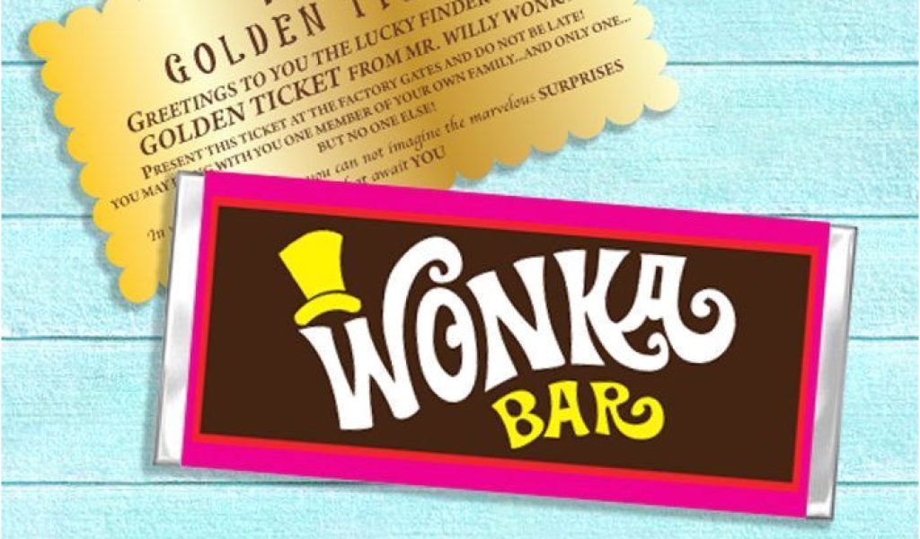 Willy Wonka Candy Bar Wrapper Template Willy Wonka Chocolate Bar ...