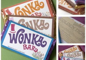 Willy Wonka Invitations Templates Scrumdiddlyumptious Wonka Bar Invites How to Make Your