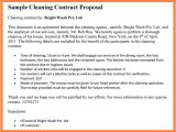 Window Cleaning Contract Template Janitorial Service Agreement Perfect Window Cleaning