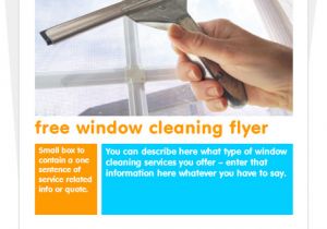 Window Cleaning Flyer Template Free Window Cleaning Flyer Template by Cleaningflyer Com