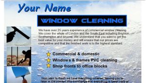 Window Cleaning Flyer Template Window Cleaning Flyer Templates Business Templates forms