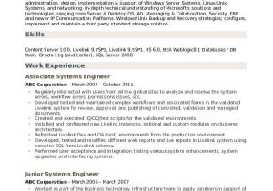 Windows System Engineer Resume Systems Engineer Resume Samples Qwikresume