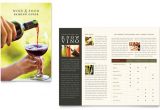 Wine Brochure Template Free Vineyard Winery Brochure Template Design