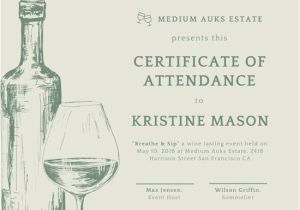 Wine Gift Certificate Template This Certificate Entitles You to Template ats Resume