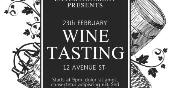 Wine Tasting event Flyer Template Free Wine Tasting Flyer Template Postermywall