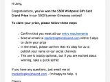 Winners Announcement Email Template 5 Proven Ways to Announce Notify Contest Winners with