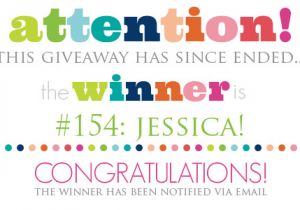 Winners Announcement Email Template Iheart organizing Iheart Giveaway Making Memories Last