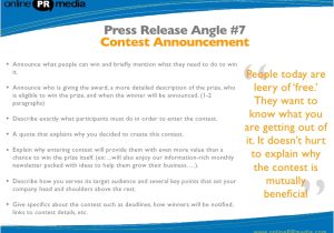 Winners Announcement Email Template Press Release Writing 10 Powerful Press Release Headline