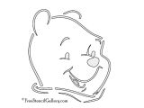 Winnie the Pooh Pumpkin Carving Templates Winnie the Pooh Stencil Free Stencil Gallery