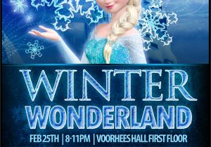 Winter Wonderland Flyer Template Winter Wonderland Frozen Inspired Flyer Designs by Denna
