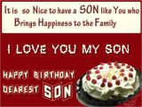 Wish You Happy Birthday Card Happy Birthday son Images Birthday Wishes for son