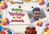 Wish You Happy Birthday Card We are Delighted to Wish You A Happy Birthday Avinash
