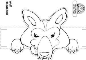 Wolf Puppet Template Big Bad Wolf Mask Template