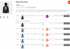 Woocommerce Custom Product Template Woocommerce Variations to Table Grid by Nitroweb