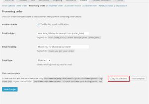 Woocommerce Edit Email Templates Woocommerce How to Edit order Emails Template Monster Help