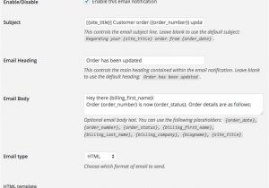 Woocommerce order Confirmation Email Template Woocommerce order Status Manager Woocommerce Docs