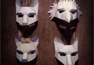 Woodland Animal Mask Templates Woodland Animal Mask Set