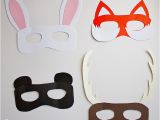 Woodland Animal Mask Templates Woodland Creature Photobooth Diy and Free Animal Mask Template