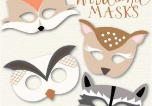 Woodland Animal Masks Template Woodland Animal Masks My Blog Posts Pinterest