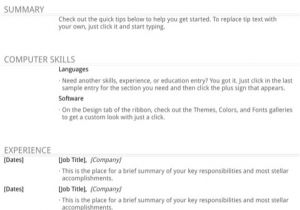 Word Basic Resume Timeless Design Download Basic Resume Template Timeless Design for Free