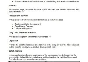 Word Business Plan Template 21 Simple Business Plan Templates Sample Templates