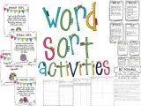 Word sort Templates Spelling My Way sorting and Scheduling the Tattooed Teacher