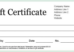 Wording for Gift Certificate Template Custom Gift Certificate Templates for Microsoft Word