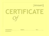 Wording for Gift Certificate Template Download Gift Certificate Sample Wording Free