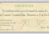 Wording for Gift Certificate Template Photography Gift Certificate Wording Journalingsage Com