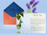 Wording for Thank You Card Wedding Natural Thank You Card Template Regarding Sympathy Thank You